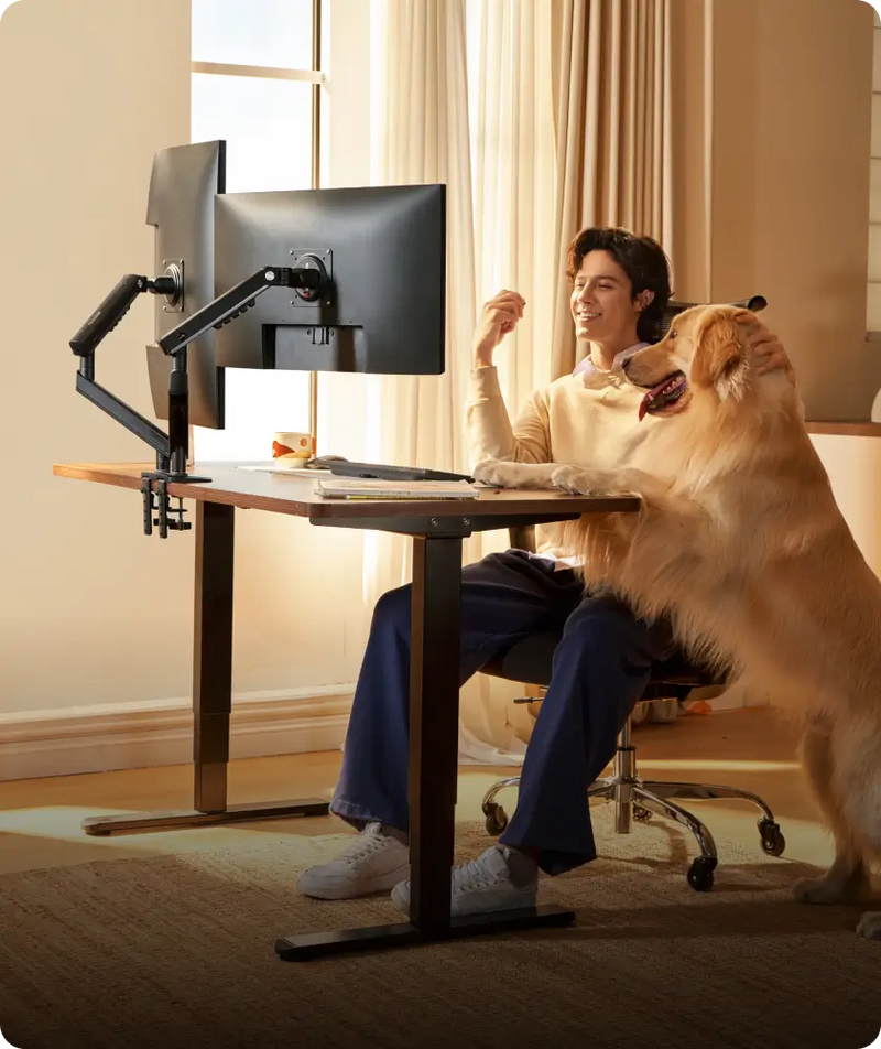 FlowLift™ Pro Dual Monitor Arm