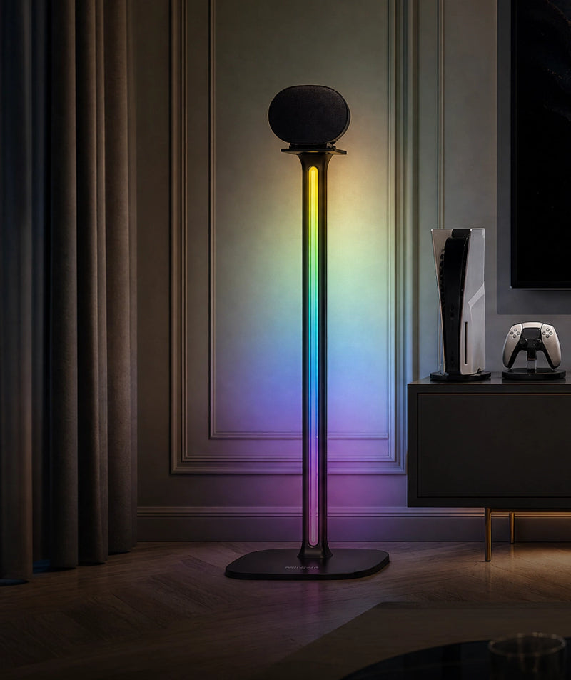 Sonicbeam™ Speaker Stand with RGB Lighting