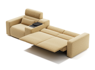 Wall-Hugger Zero-Gravity Power Recliner Sofa