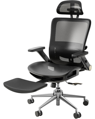 Ergonomic Chair With Footrest